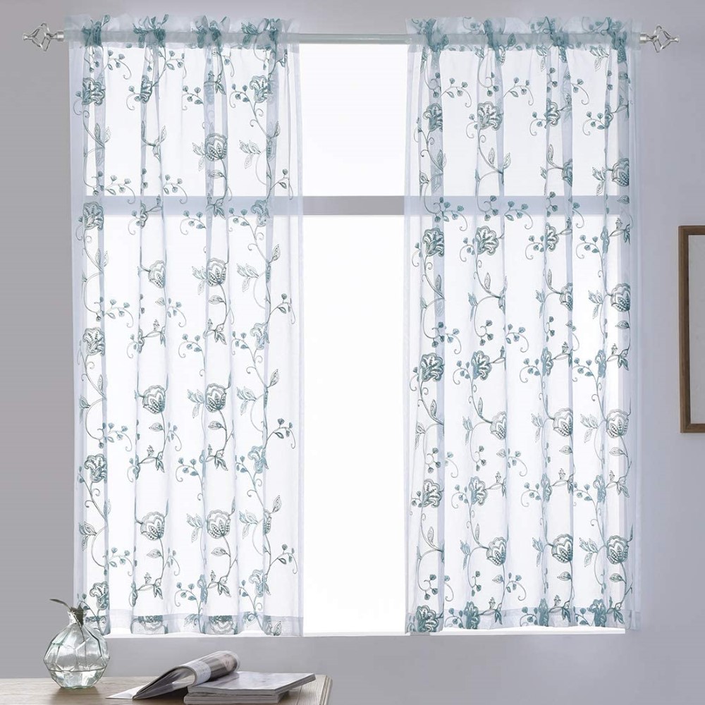 Blue Sheer Curtains (4)