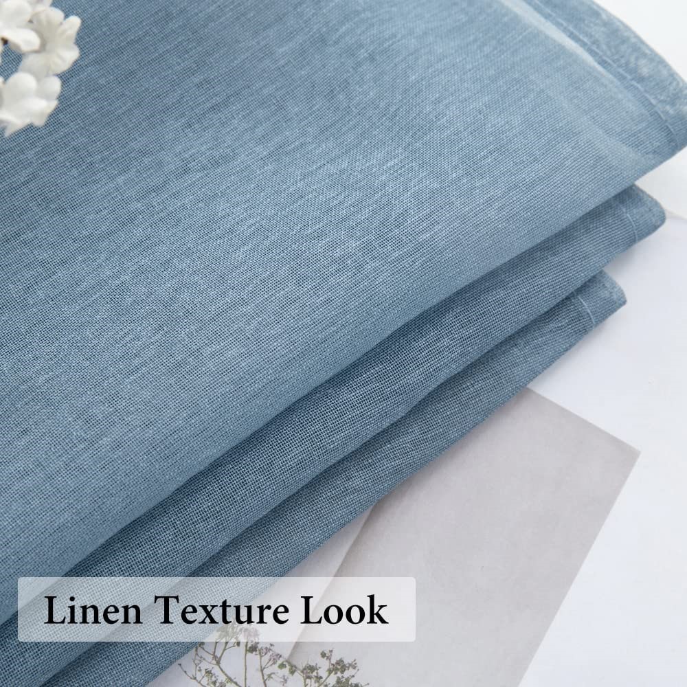 Linen Textured Sheer Curtain (4)