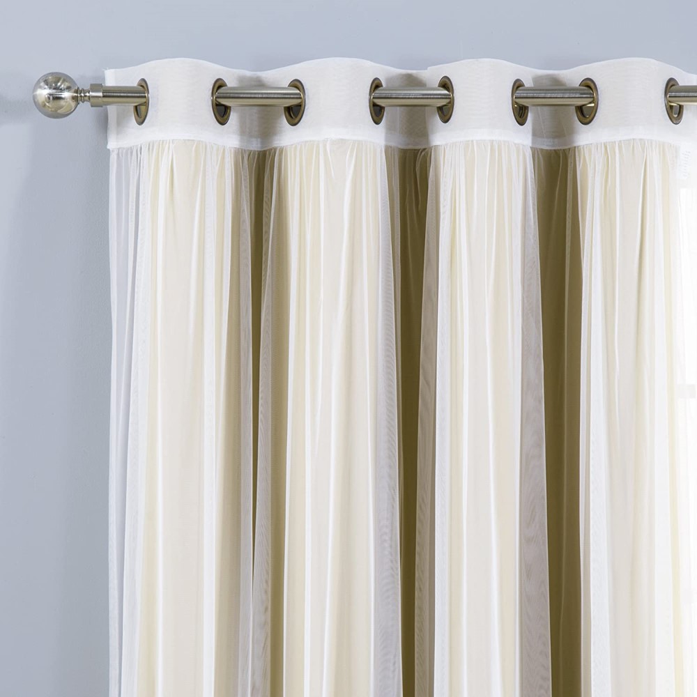 Tulle Sheer Lace & Blackout Curtain (12)