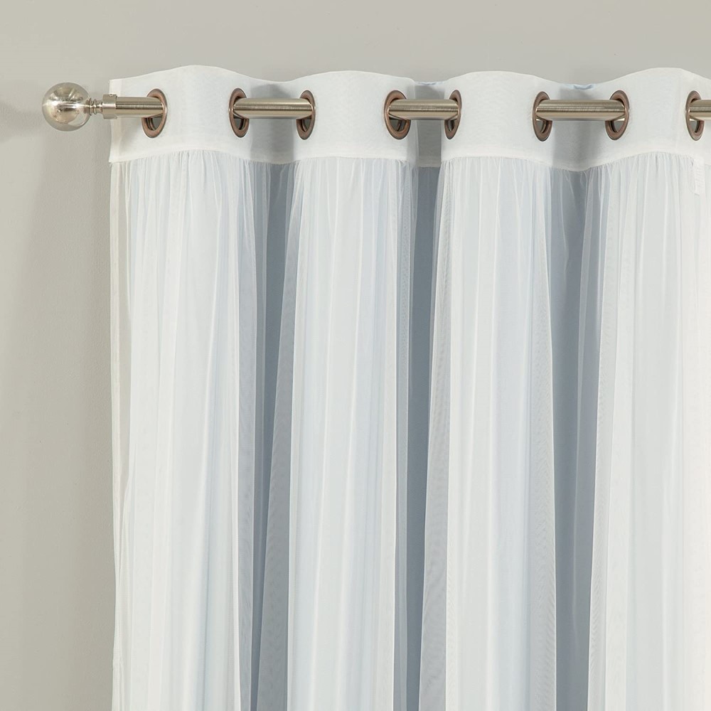 Tulle Sheer Lace & Blackout Curtain (14)