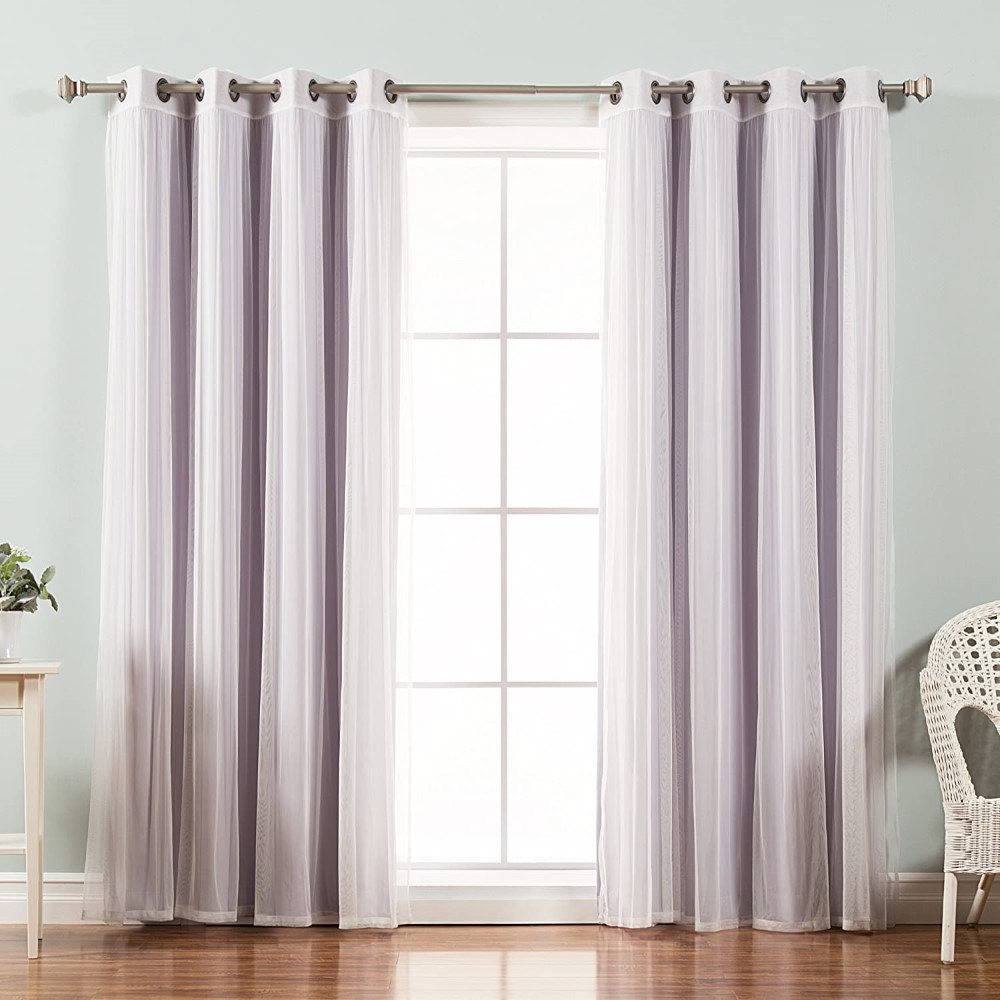 Tulle Sheer Lace & Blackout Curtain (16)
